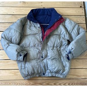 Vintage SILVER RIDER Reversible Full Zip Coat M